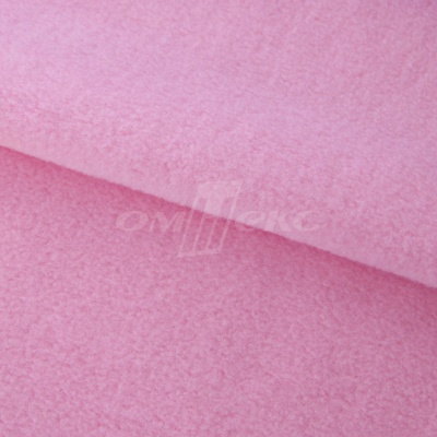 Флис окрашенный 15-2215, 250 гр/м2, шир.150 см, цвет светло-розовый - купить в Саранске. Цена 580.31 руб.