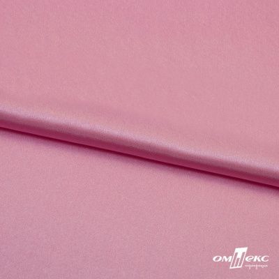 Поли креп-сатин 15-2216, 125 (+/-5) гр/м2, шир.150см, цвет розовый - купить в Саранске. Цена 155.57 руб.