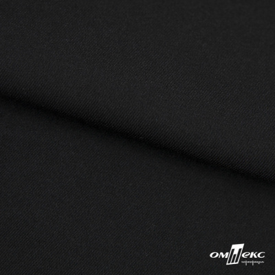 Ткань костюмная "Матте" 80% P, 16% R, 4% S, 170 г/м2, шир.150 см, цв-черный #1 - купить в Саранске. Цена 372.90 руб.