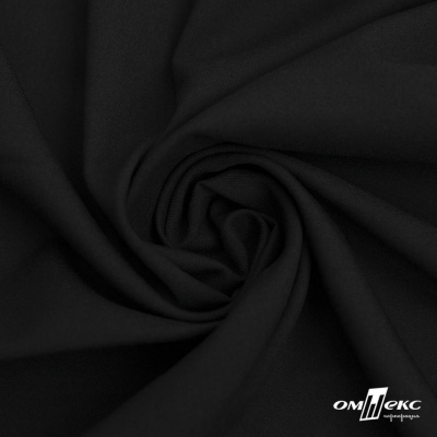 Ткань костюмная "Матте" 80% P, 16% R, 4% S, 170 г/м2, шир.150 см, цв-черный #1 - купить в Саранске. Цена 372.90 руб.
