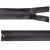 Молния водонепроницаемая PVC Т-7, 60 см, разъемная, цвет (301) т.серый - купить в Саранске. Цена: 49.39 руб.