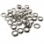 Люверсы, металлические/20мм/никель (упак.1000 шт) - купить в Саранске. Цена: 1 587.60 руб.