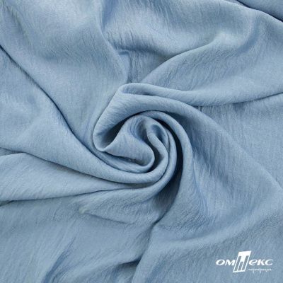 Ткань плательная Муар, 100% полиэстер,165 (+/-5) гр/м2, шир. 150 см, цв. Серо-голубой - купить в Саранске. Цена 215.65 руб.