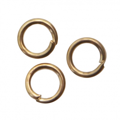 Кольцо  соединительное для бижутерии 4 мм, цв.-золото - купить в Саранске. Цена: 0.41 руб.