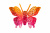 Бабочка декоративная пластиковая #10 - купить в Саранске. Цена: 7.09 руб.