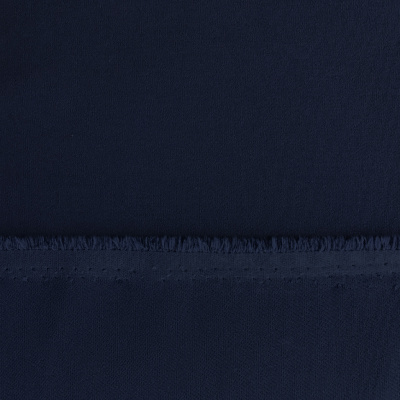 Костюмная ткань "Элис", 220 гр/м2, шир.150 см, цвет т.синий - купить в Саранске. Цена 308 руб.