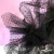 Евро-фатин горох, 100% полиэфир, 15 г/м2, 150 см. 16-167/черный - купить в Саранске. Цена 241.13 руб.