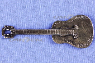 Декоративный элемент для творчества из металла "Гитара"  - купить в Саранске. Цена: 19.99 руб.