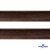 Кант атласный 074, шир. 12 мм (в упак. 65,8 м), цвет коричневый - купить в Саранске. Цена: 237.16 руб.