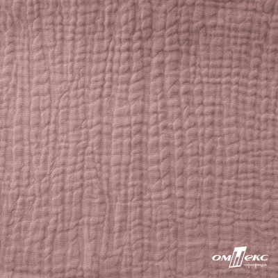 Ткань Муслин, 100% хлопок, 125 гр/м2, шир. 135 см   Цв. Пудра Розовый   - купить в Саранске. Цена 388.08 руб.