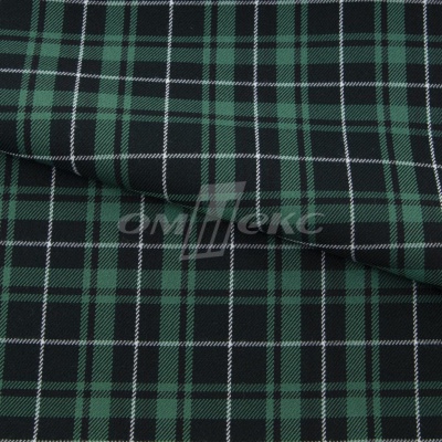 Ткань костюмная Клетка 25577, т.зеленый/зеленый./ч/бел, 230 г/м2, шир.150 см - купить в Саранске. Цена 539.74 руб.