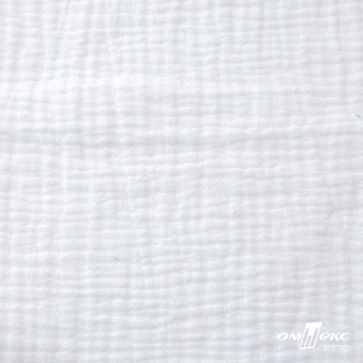 Ткань Муслин, 100% хлопок, 125 гр/м2, шир. 140 см #201 цв.(2)-белый - купить в Саранске. Цена 464.97 руб.