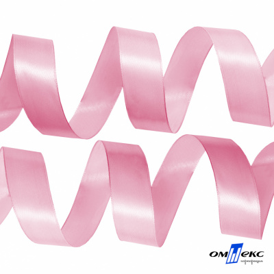 050-нежно-розовый Лента атласная упаковочная (В) 85+/-5гр/м2, шир.25 мм (1/2), 25+/-1 м - купить в Саранске. Цена: 53.96 руб.