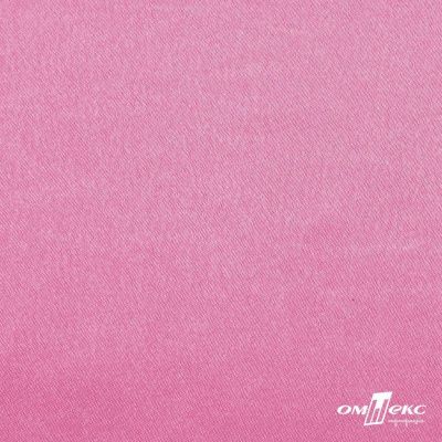 Поли креп-сатин 15-2215, 125 (+/-5) гр/м2, шир.150см, цвет розовый - купить в Саранске. Цена 155.57 руб.