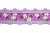 Тесьма декоративная 0385-6169, шир. 25 мм/уп. 22,8+/-1 м, цвет 01-фиолетовый - купить в Саранске. Цена: 387.43 руб.