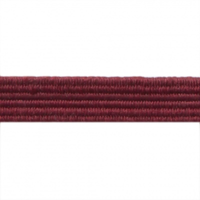 Резиновые нити с текстильным покрытием, шир. 6 мм ( упак.30 м/уп), цв.- 88-бордо - купить в Саранске. Цена: 155.22 руб.