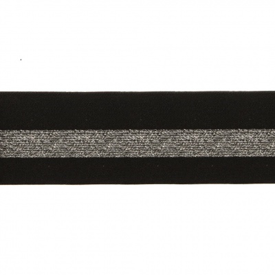 #2/6-Лента эластичная вязаная с рисунком шир.52 мм (45,7+/-0,5 м/бобина) - купить в Саранске. Цена: 69.33 руб.