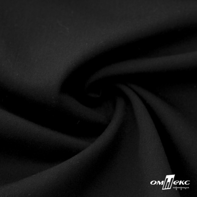 Ткань костюмная "Эльза" 80% P, 16% R, 4% S, 160 г/м2, шир.150 см, цв-черный #1 - купить в Саранске. Цена 332.71 руб.