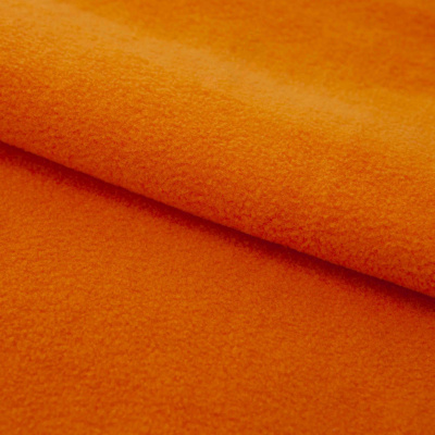 Флис DTY 16-1358, 250 г/м2, шир. 150 см, цвет оранжевый - купить в Саранске. Цена 640.46 руб.