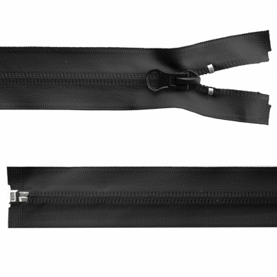 Молния водонепроницаемая PVC Т-7, 100 см, разъемная, цвет чёрный - купить в Саранске. Цена: 61.89 руб.