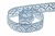Тесьма кружевная 0621-1346А, шир. 13 мм/уп. 20+/-1 м, цвет 132-голубой - купить в Саранске. Цена: 557.64 руб.