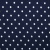 Креп стрейч Амузен, 85 г/м2, 19-3920 (т.синий)/белый крупный горох, шир.150 см - купить в Саранске. Цена 220.50 руб.