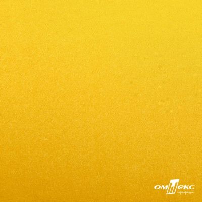 Поли креп-сатин 13-0859, 125 (+/-5) гр/м2, шир.150см, цвет жёлтый - купить в Саранске. Цена 155.57 руб.