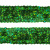 Тесьма с пайетками D4, шир. 20 мм/уп. 25+/-1 м, цвет зелёный - купить в Саранске. Цена: 778.19 руб.