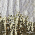 Трикотажное полотно, Сетка с пайетками, шир.130 см, #315, цв.-белый/золото - купить в Саранске. Цена 693.39 руб.