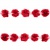 Тесьма плетеная "Рюш", упак. 9,14 м, цвет красный - купить в Саранске. Цена: 46.82 руб.