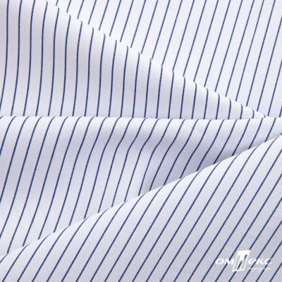 Ткань сорочечная Ронда, 115 г/м2, 58% пэ,42% хл, шир.150 см, цв.4-синяя, (арт.114) - купить в Саранске. Цена 306.69 руб.