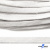 Шнур плетеный d-8 мм плоский, 70% хлопок 30% полиэстер, уп.85+/-1 м, цв.1018-белый - купить в Саранске. Цена: 735 руб.