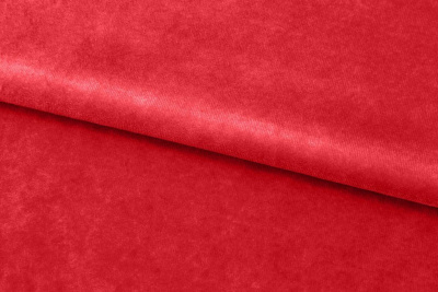 Бархат стрейч, 240 гр/м2, шир.160см, (2,4 м/кг), цвет 14/красный - купить в Саранске. Цена 886.02 руб.