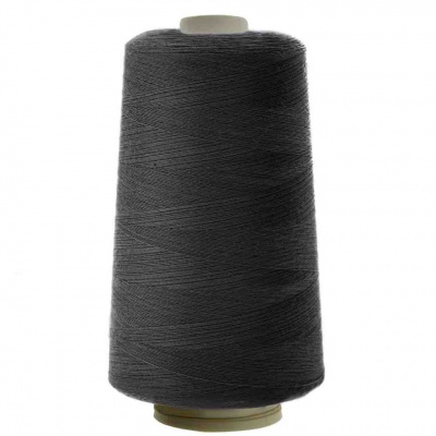 Швейные нитки (армированные) 28S/2, нам. 2 500 м, цвет чёрный - купить в Саранске. Цена: 139.91 руб.