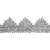 Тесьма металлизированная 0384-0240, шир. 40 мм/уп. 25+/-1 м, цвет серебро - купить в Саранске. Цена: 490.74 руб.