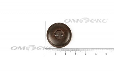 Пуговица деревянная круглая №54 (25мм) - купить в Саранске. Цена: 4.12 руб.