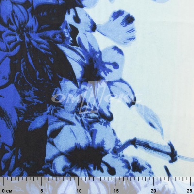 Плательная ткань "Фламенко" 19.1, 80 гр/м2, шир.150 см, принт растительный - купить в Саранске. Цена 243.96 руб.