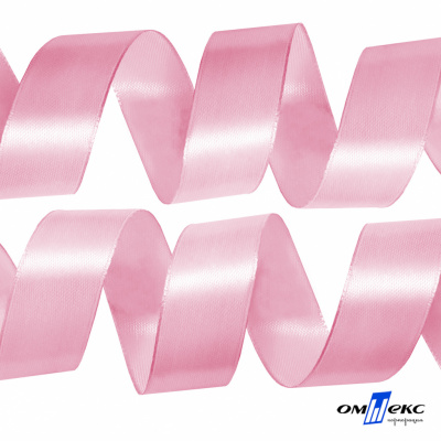 050-нежно-розовый Лента атласная упаковочная (В) 85+/-5гр/м2, шир.50 мм (1/2), 25+/-1 м - купить в Саранске. Цена: 120.46 руб.
