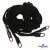 Шнурки #106-01, плоские 130 см, декор.наконечник, цв.чёрный - купить в Саранске. Цена: 43.98 руб.