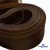 Регилиновая лента, шир.65мм, (уп.25 ярд), цв.- коричневый - купить в Саранске. Цена: 499.43 руб.
