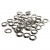 Люверсы, металлические/14мм/никель (упак.1000 шт) - купить в Саранске. Цена: 1 058.40 руб.