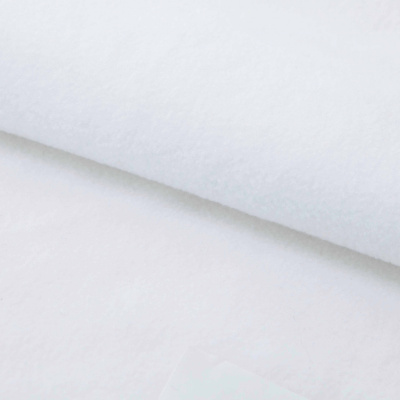 Флис DTY 240 г/м2, White/белый, 150 см (2,77м/кг) - купить в Саранске. Цена 640.46 руб.
