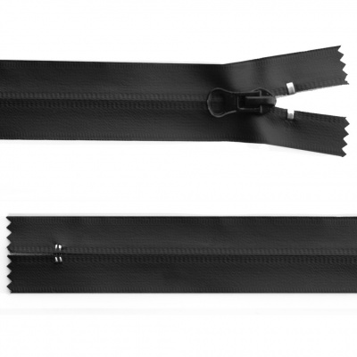 Молния водонепроницаемая PVC Т-7, 20 см, неразъемная, цвет чёрный - купить в Саранске. Цена: 21.56 руб.