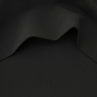 Костюмная ткань с вискозой "Меган", 210 гр/м2, шир.150см, цвет чёрный - купить в Саранске. Цена 378.55 руб.