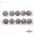 119-02 Кнопки пришивные декоративные металл 25 мм, цв.-никель - купить в Саранске. Цена: 30.23 руб.