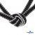Шнурки #108-4, плоские 130 см, цв.-чёрно/белый - купить в Саранске. Цена: 47.52 руб.