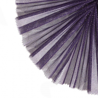 Сетка Глиттер, 24 г/м2, шир.145 см., пурпурный - купить в Саранске. Цена 117.24 руб.