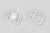 Кнопки пришивные пластиковые 15 мм, блистер 24шт, цв.-прозрачные - купить в Саранске. Цена: 68.79 руб.