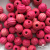 0309-Бусины деревянные "ОмТекс", 16 мм, упак.50+/-3шт, цв.023-розовый - купить в Саранске. Цена: 62.22 руб.