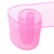 Лента капроновая, шир. 80 мм/уп. 25 м, цвет розовый - купить в Саранске. Цена: 19.77 руб.